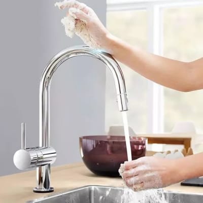Grohe Minta Touch, Elektronisk etgrebs køkkenarmatur 1/2", C-tud