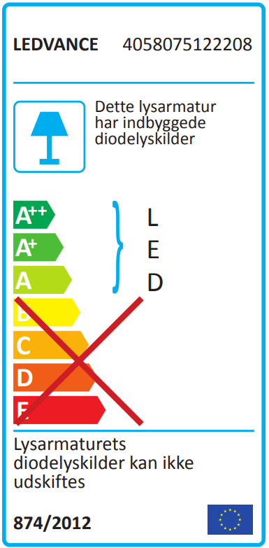 Armatur Linear industri, 1500, LED 30W 4000K, 3800 lumen
