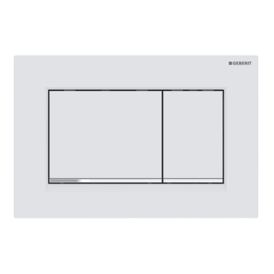 Geberit Sigma 20(Ex.30) betjeningsplade i mat alpin/hvid