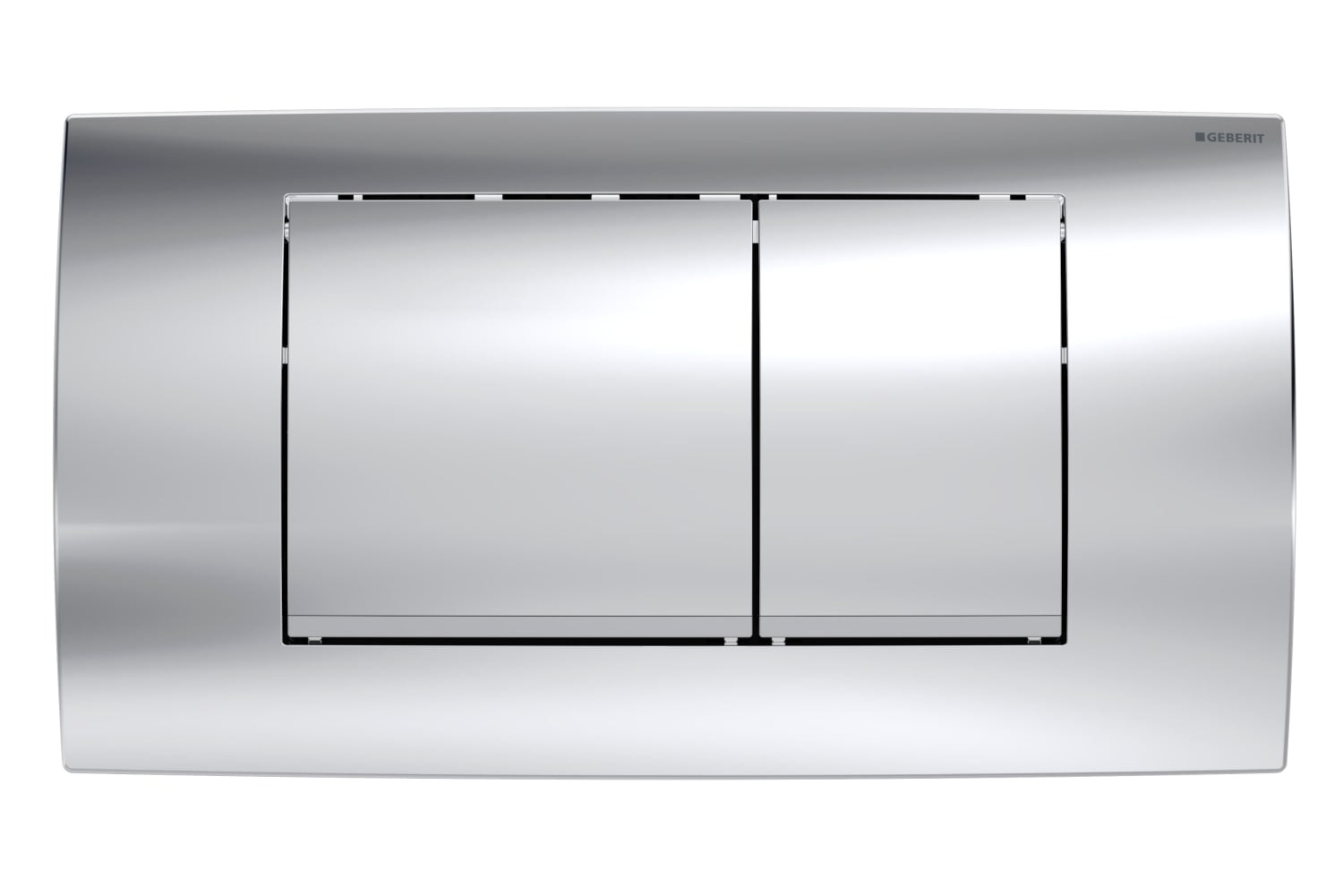 Betjeningsplade Twinline 30, Plast, Blankforkromet