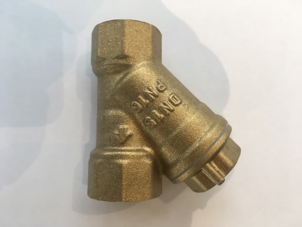 3/4" Snavssamler messing