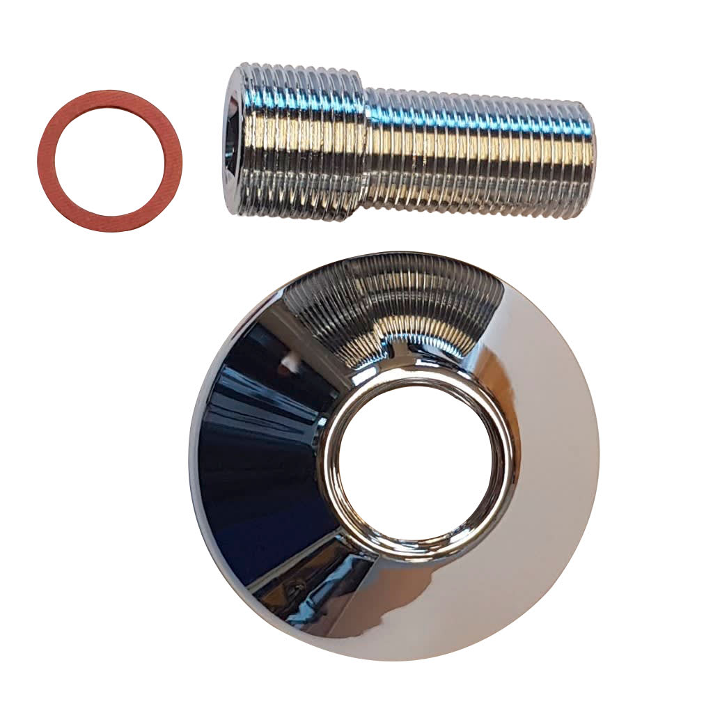 1/2" Extra lang 3/4" ligeløbende forskruning