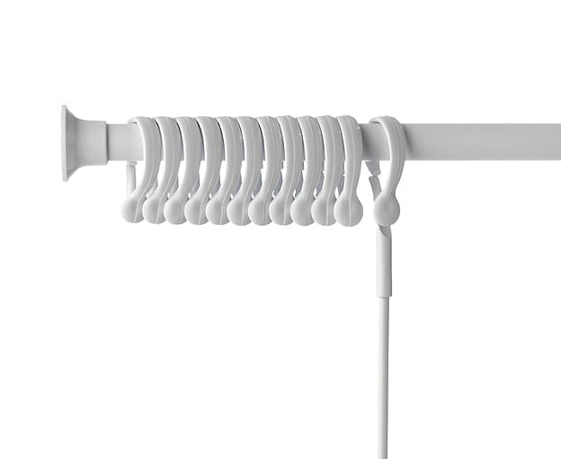 Extra gardinringe 12 stk