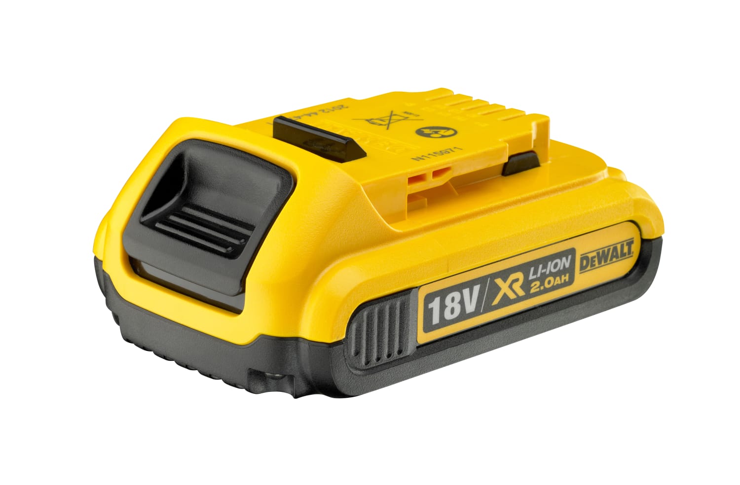DEWALT 18V XR bore-/skruemaskine DCD791D2-QW, 2 x 18V/2,0 Ah