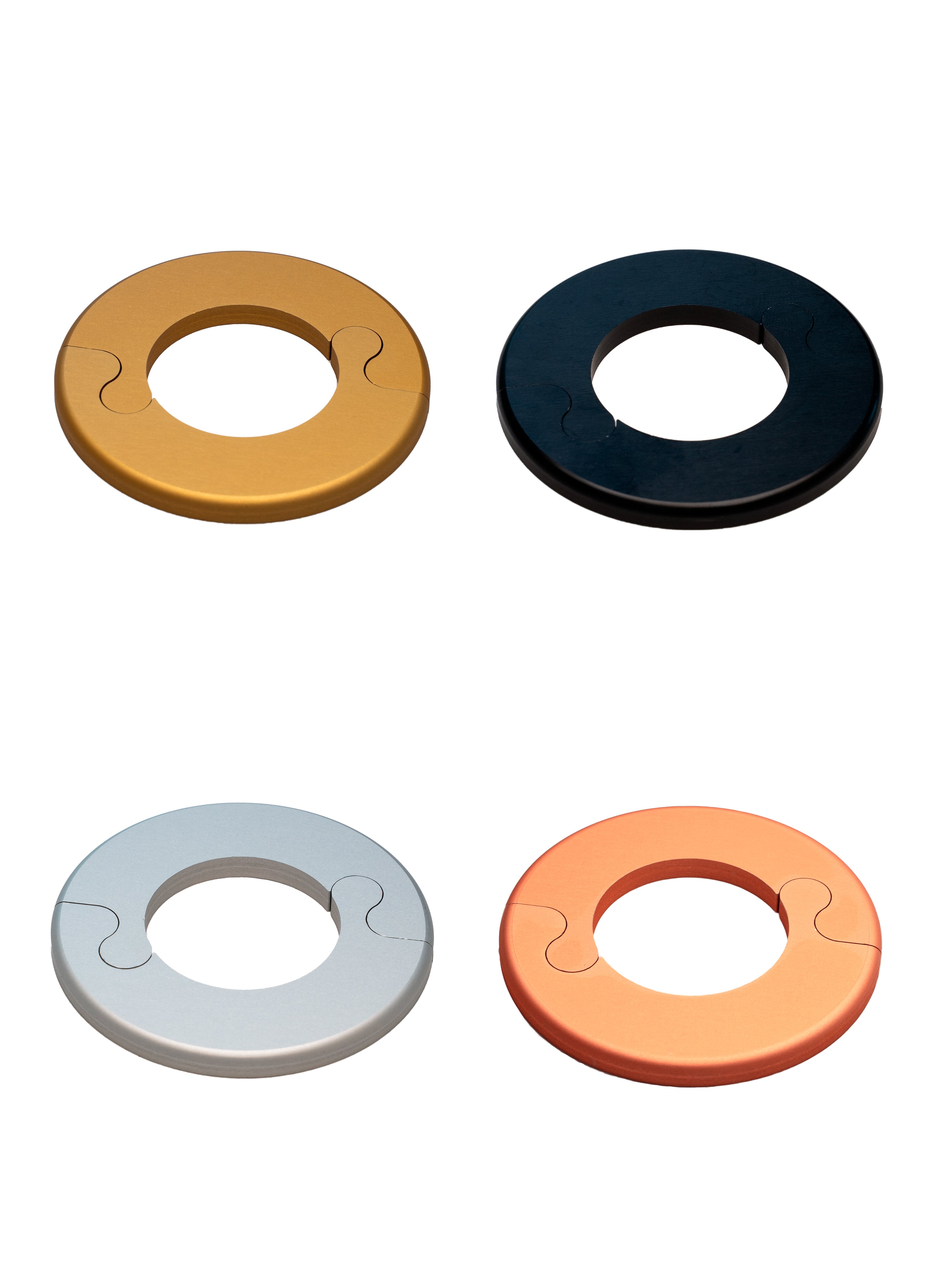 Alu Fit Rosette Ø28 Sort