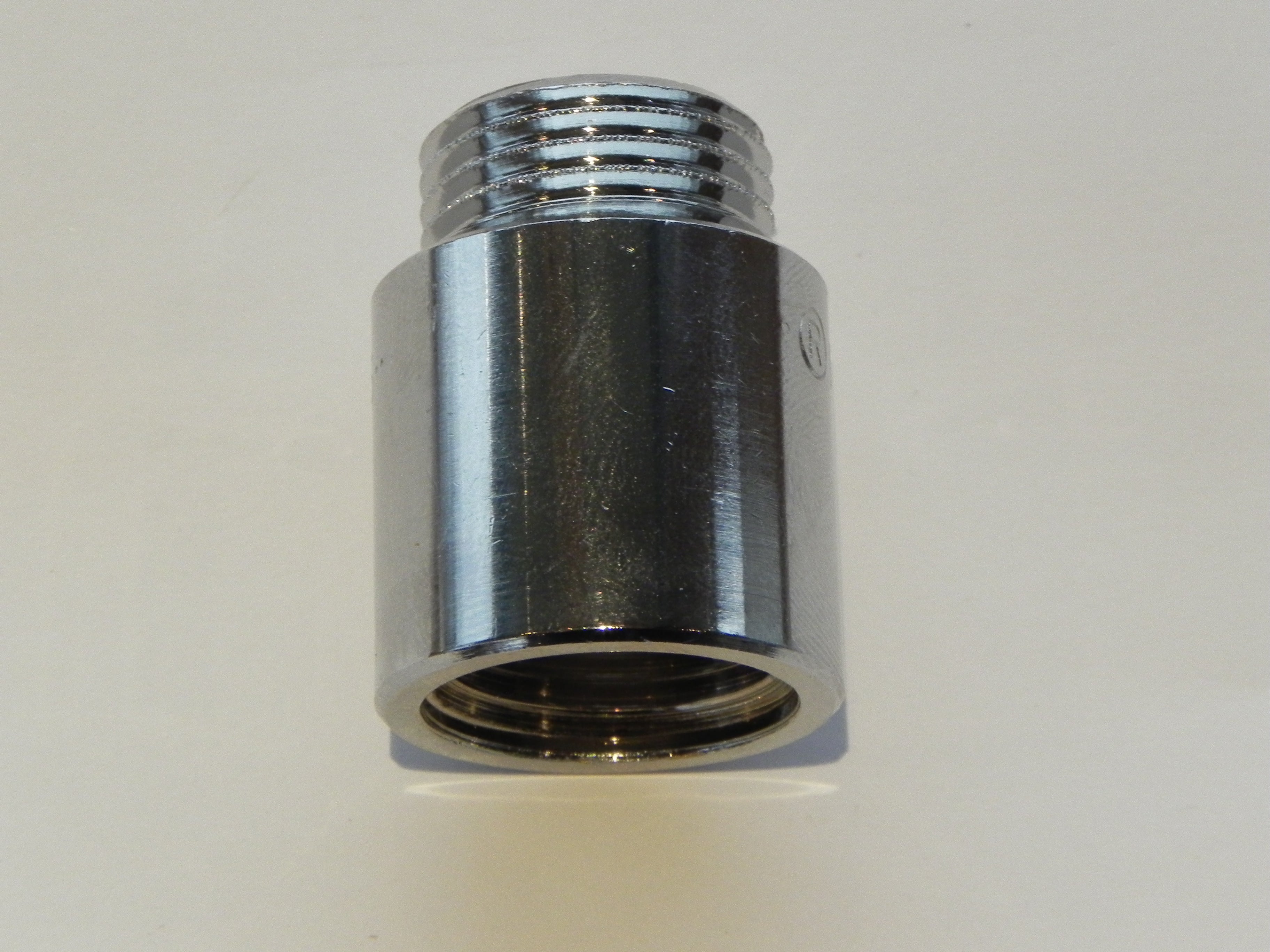 3/8" x 10 mm haneforlænger krom, gdv