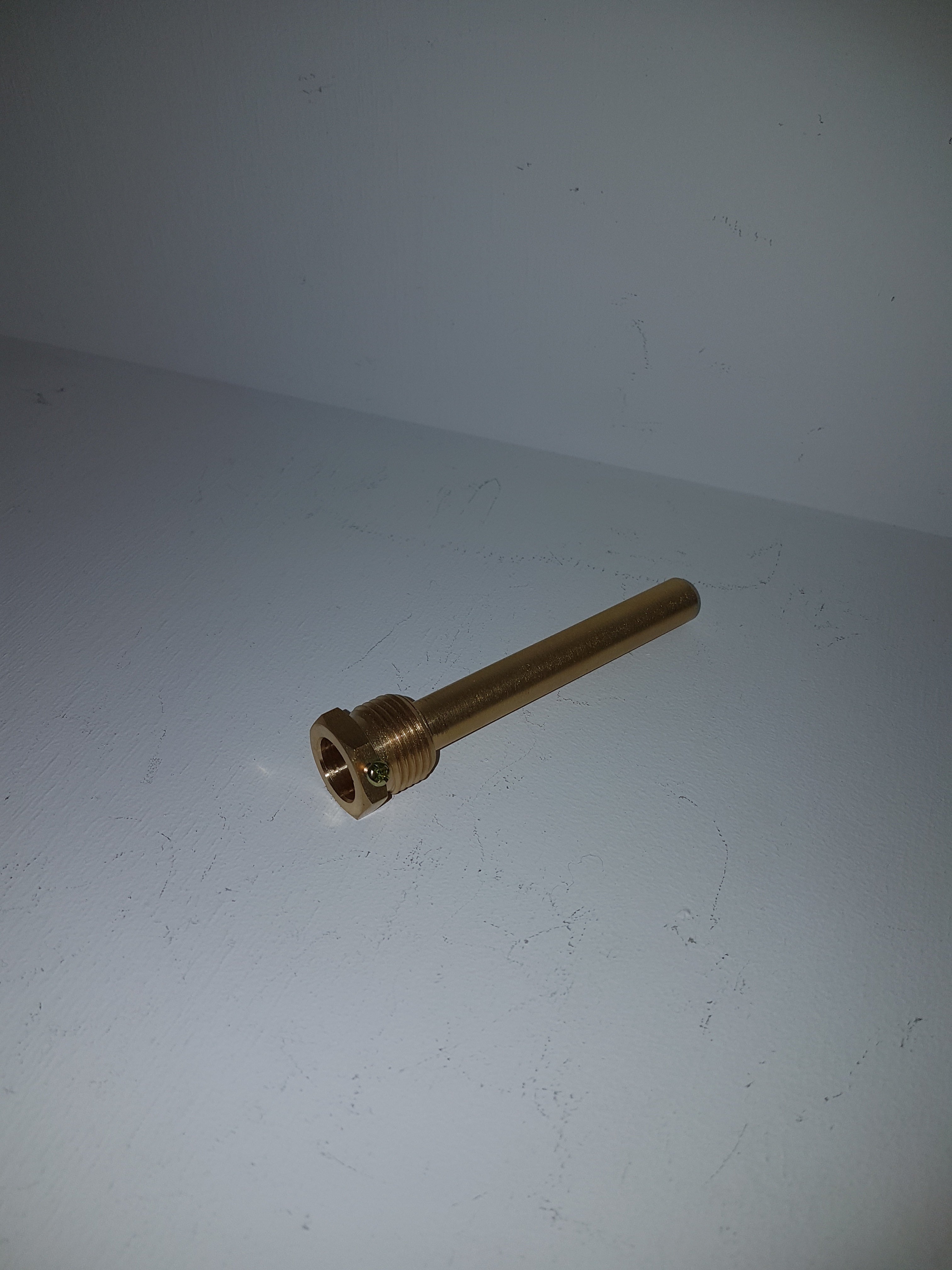Messing dykrør, ½"x63mm, Passer på RF-termometer 48066x-xxx