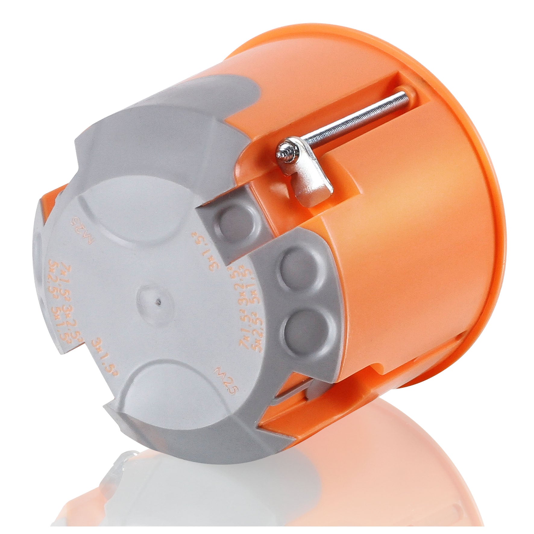 F-Tronic Forfradåse Ø68 D:61 mm vindtæt, orange