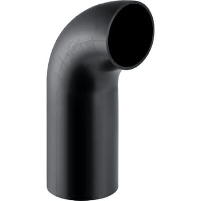 75 mm x 90° Bøjning sort PEH Geberit