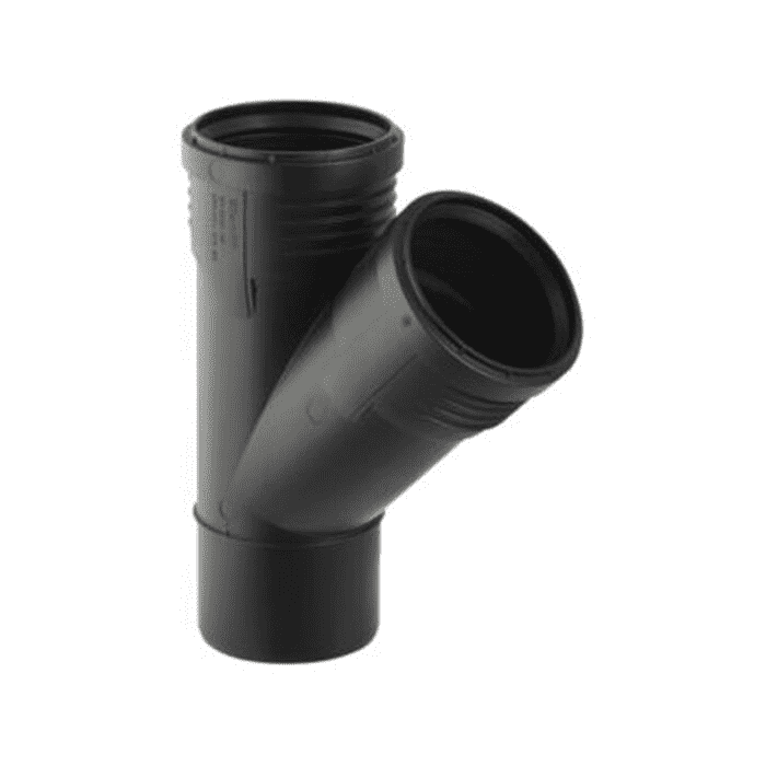 Geberit Silent-Pp Grenrør 45°: 75x50mm