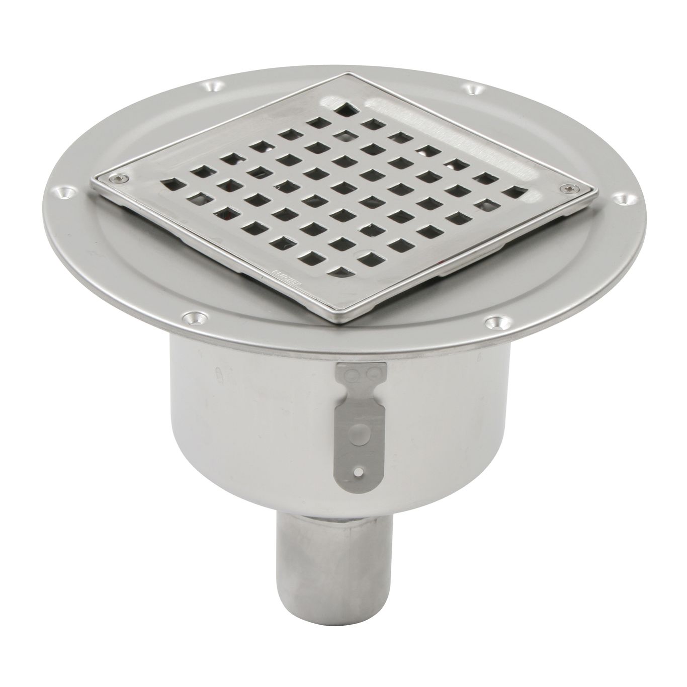 BLÜCHER 50 mm afløbsskål til smøremembran, uden studs, lodret