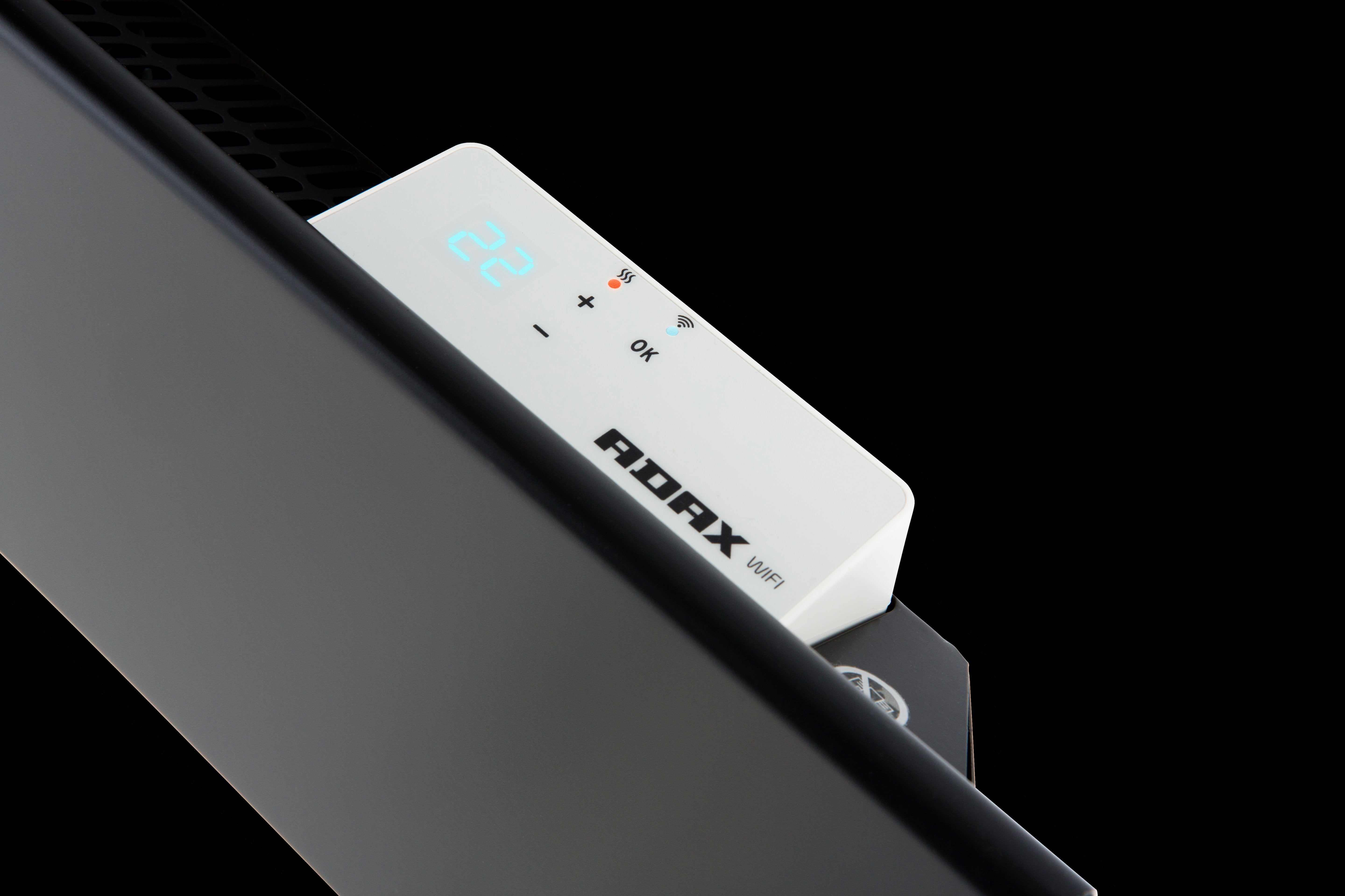 Adax Varmepanel Neo H 20 KWT, 2000W 230V med WiFi, sort