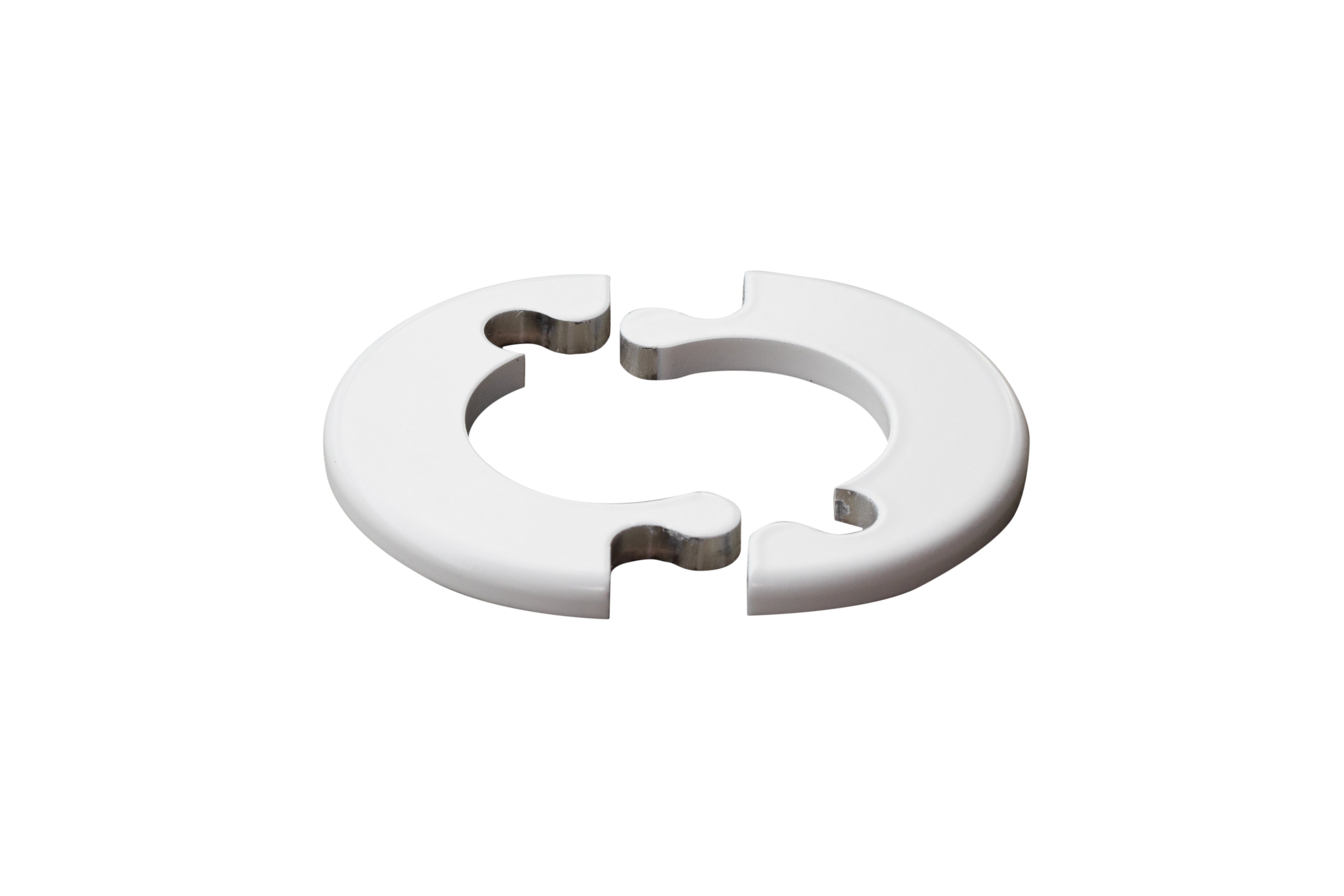 Alu Fit Rosette Ø28 Hvid