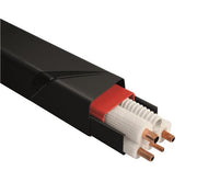 KANAL 80 X 60 MM 2 METER - SORT