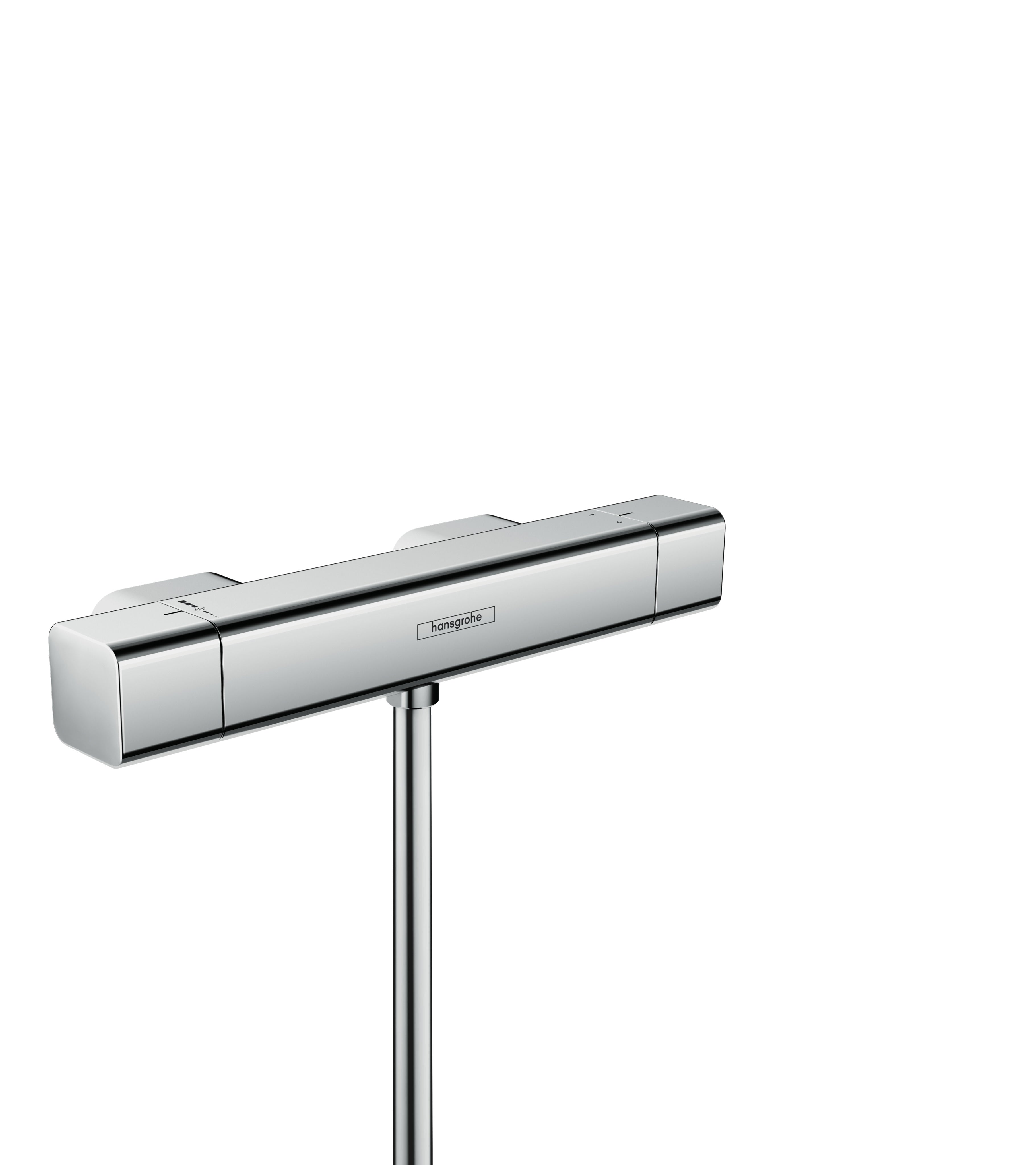 Hansgrohe Ecostat E brusetermostat med forskruninger og rosetter