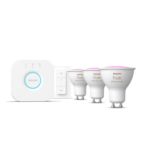 Startsæt: 3 x GU10 spots + Dimmer switch