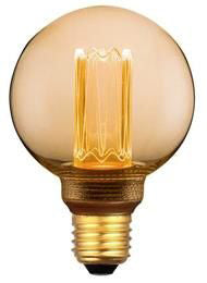 COLORS DIM LED Mini Globe G80 E27 5W Amber