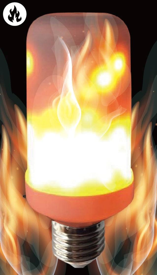 COLORS LED Burning Flame E27 - 3 functions