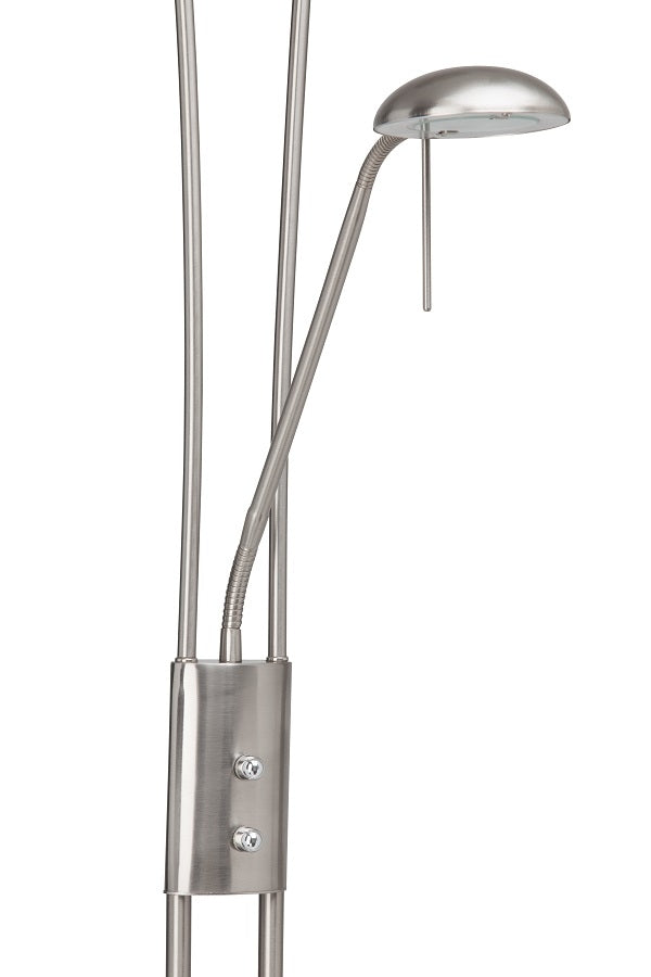 Finn LED Gulv Uplight 18W med læsearm, 4,5W