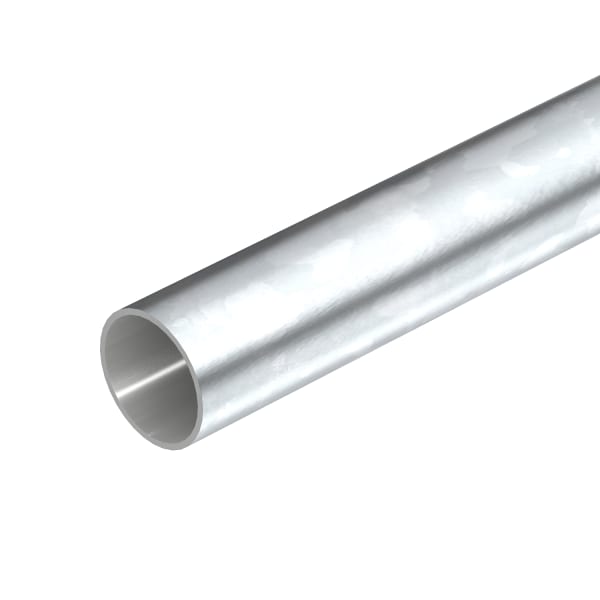Stålrør 16 mm (5/8") el-galvaniseret – 3 meter (Sælges kun i hele længder)