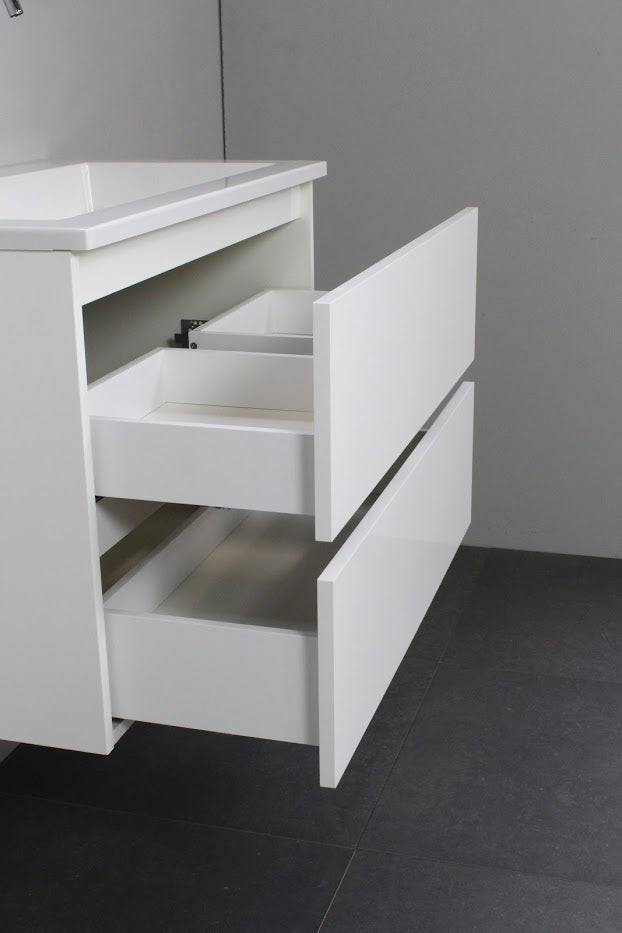 Sanibell Online møbelsæt 81x46,5 cm hvid højglans, LEVERES USAMLET