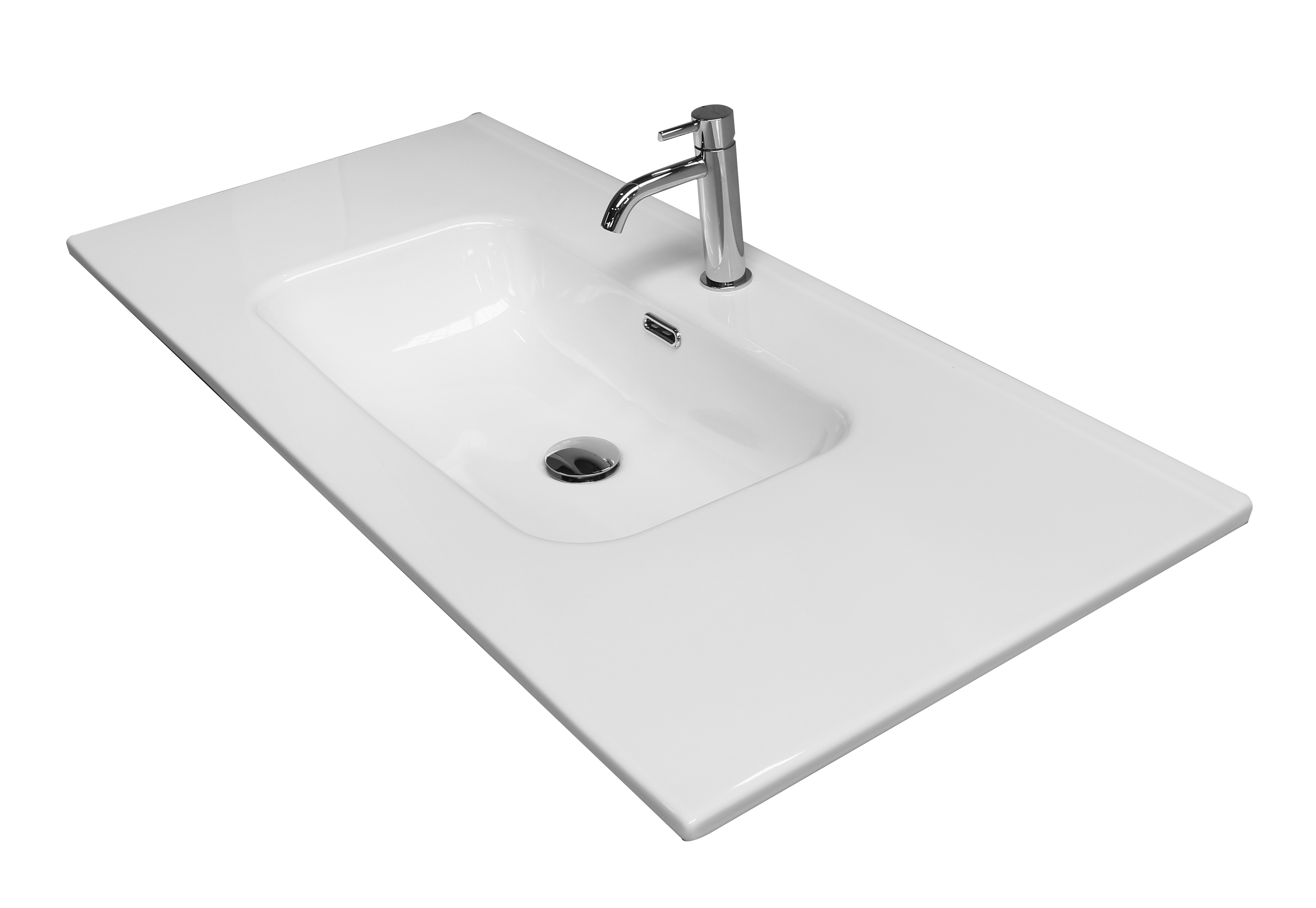 Sanibell Proline møbelsæt 81x46,8cm hvid mat, 2 softclose skuffer