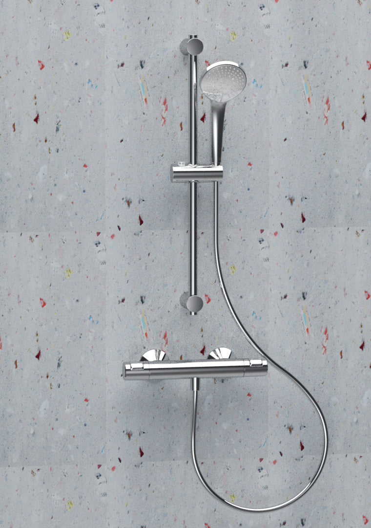 Børma Ceratherm T25 brusetermostat, krom