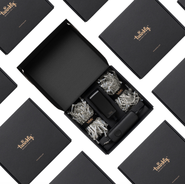 Twinkly Icicle 190 RGB+W LED, app styret lyskæde