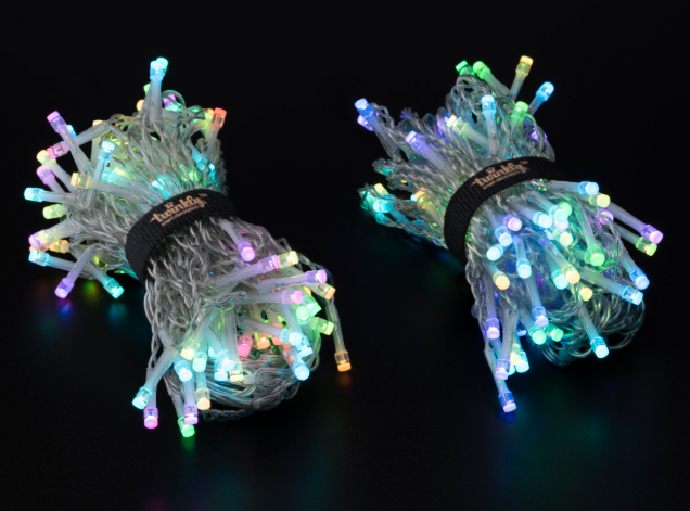 Twinkly Special Edition Curtain 210 RGB + W LED , app-styret