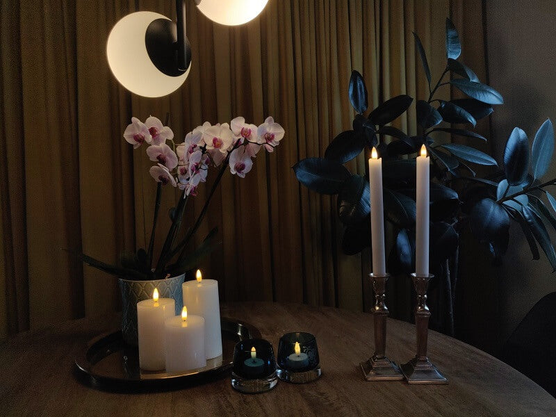 3D Kronelys (2 stk på 25 cm)