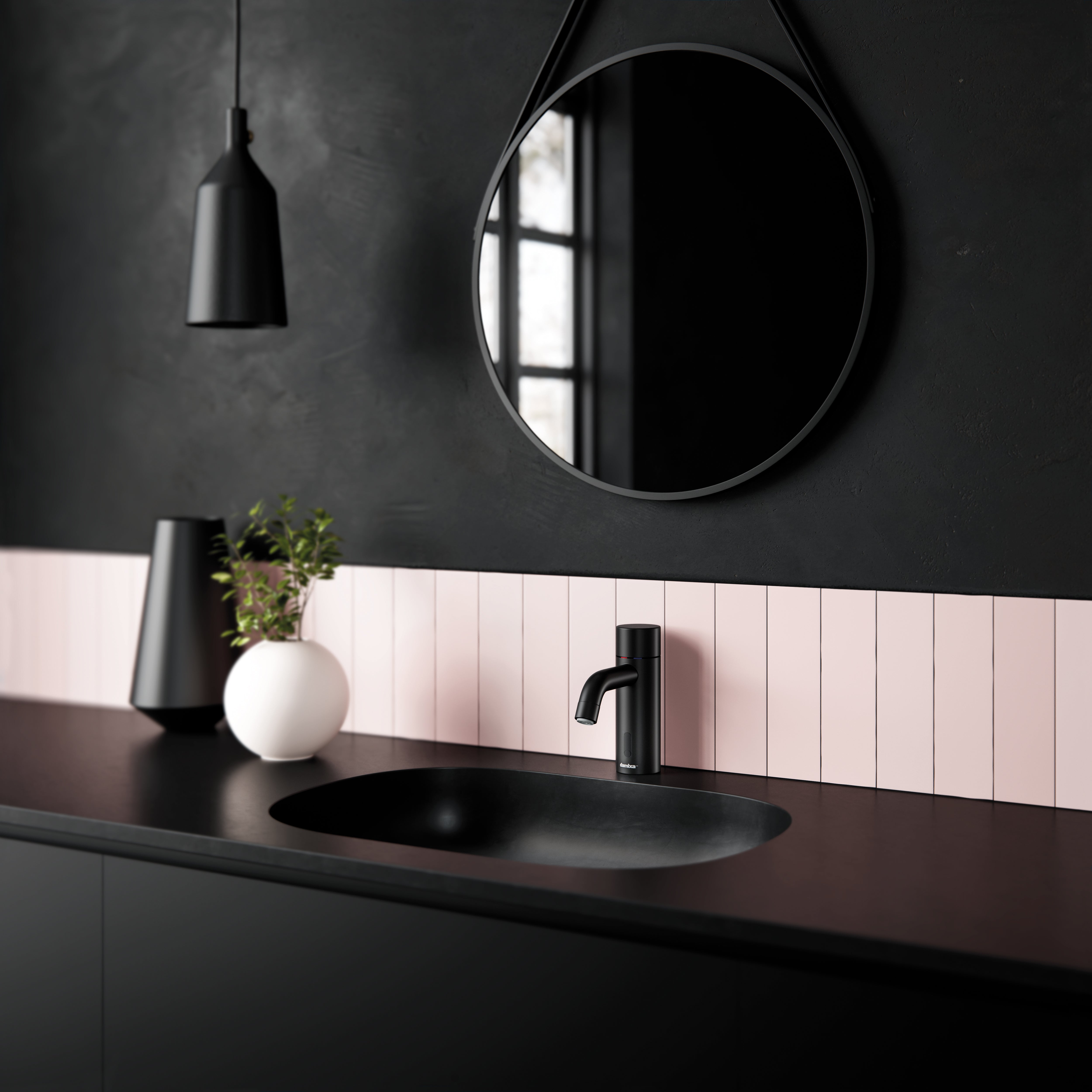 Damixa Silhouet Touchless sort Håndvaskarmatur Privat