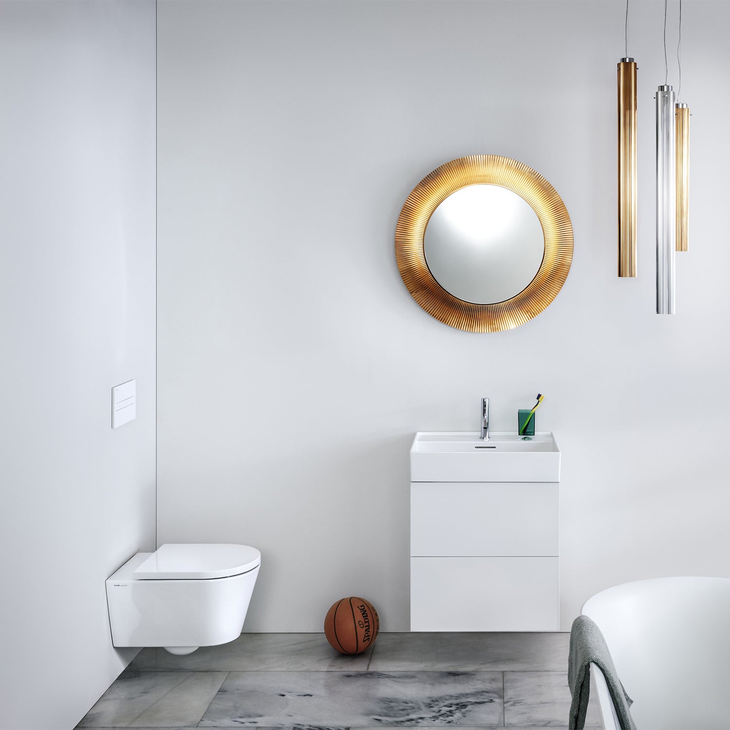 Kartell Laufen hængeskål Rimless sampak med softclose sæde