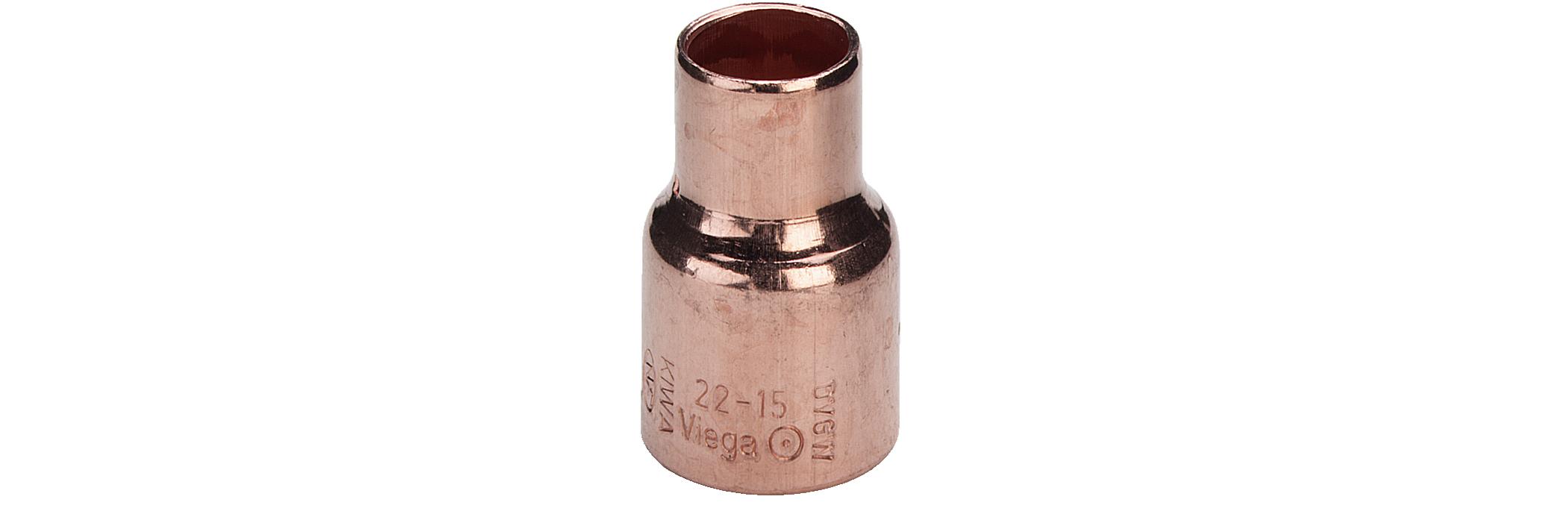 28 x 22 mm Lodde reduktion muffe/muffe