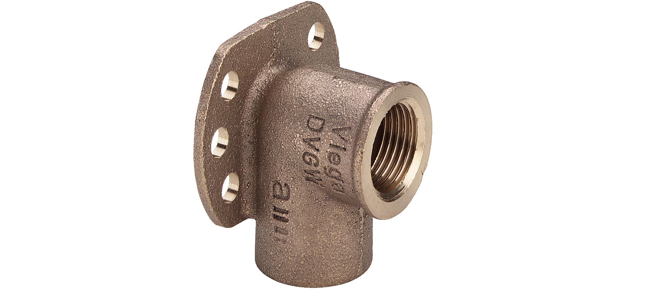 15 mm x 1/2" Lodde dækvinkel