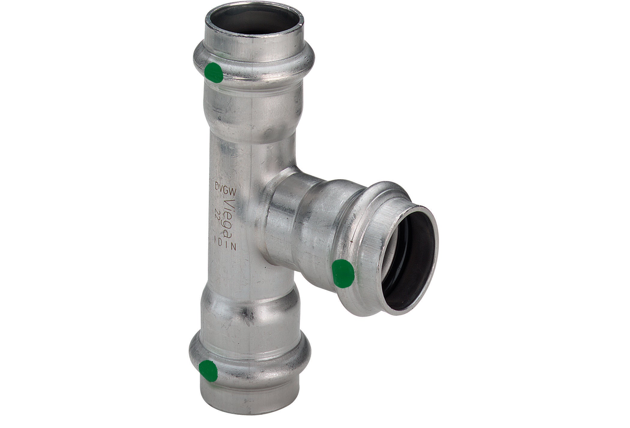 22 x 15 x 22 mm Sanpress Inox T-stykke