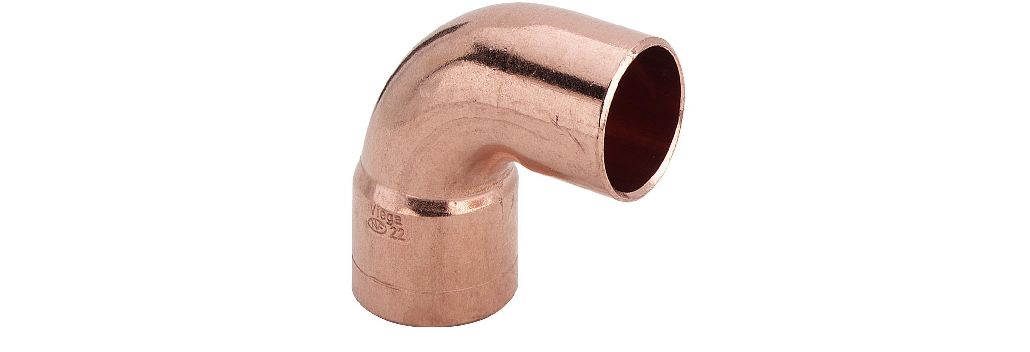 18 mm Lodde vinkel med glat ende