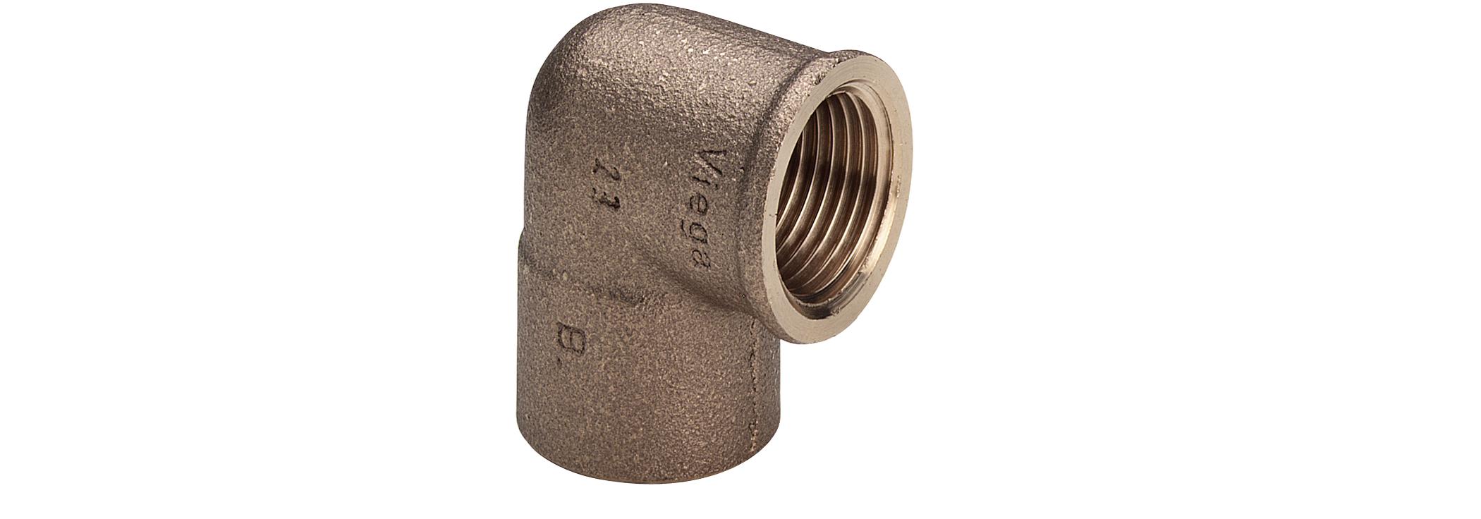 12 mm x 1/2" Lodde vinkel muffe/muffe