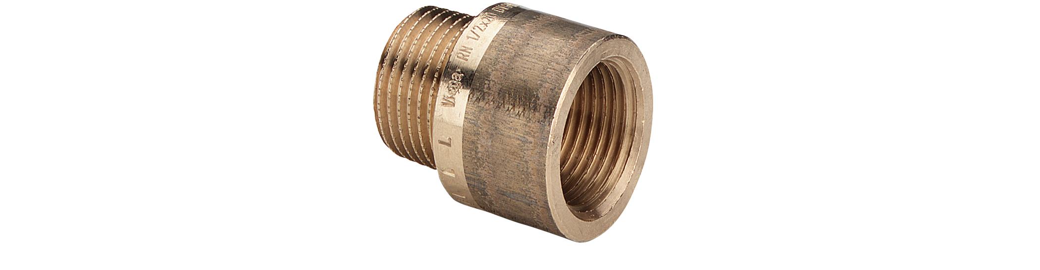 3/4" x 12,5 mm Rødgods Silicium Bronze haneforlænger