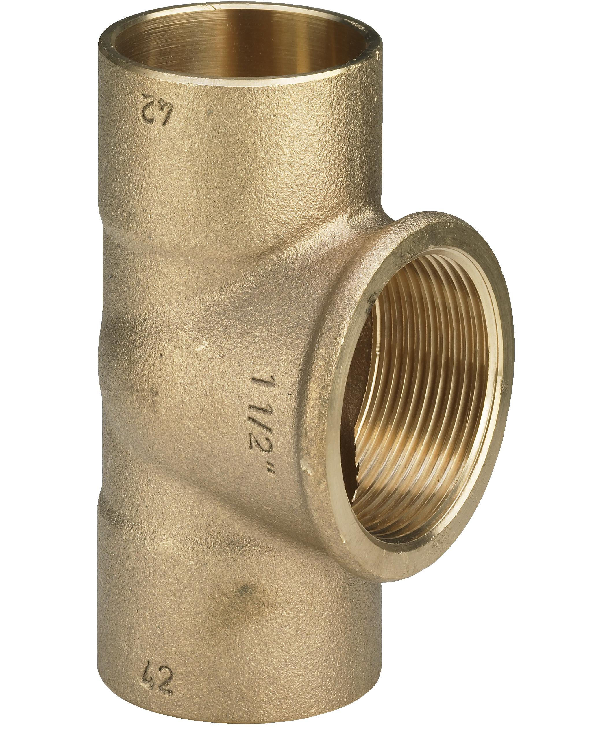 22 x 1/2" x 22 mm Lodde tee