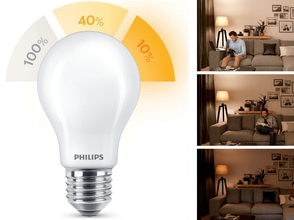 7,5W (60W) E27 827-825-822 A60 3-STEP