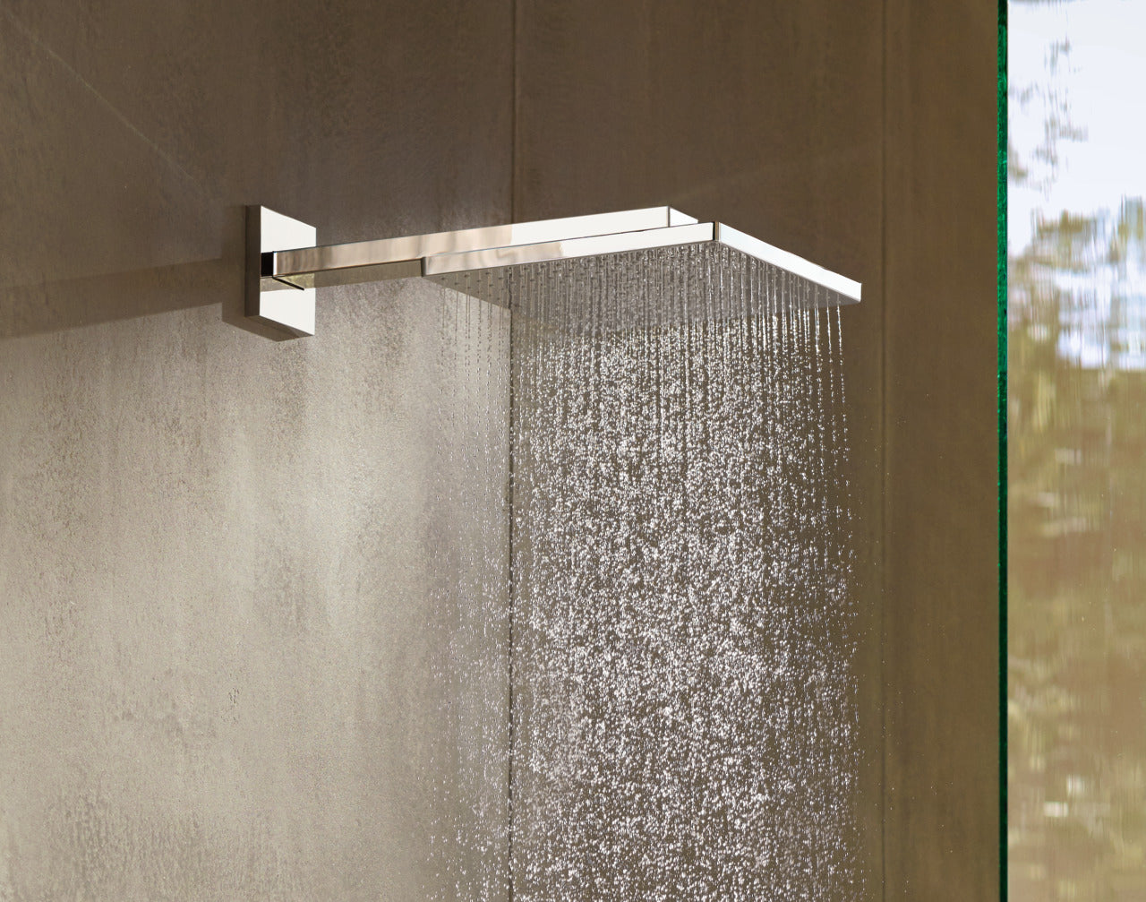 hansgrohe Raindance E 300 1jet hovedbruser EcoSmart t/væg krom