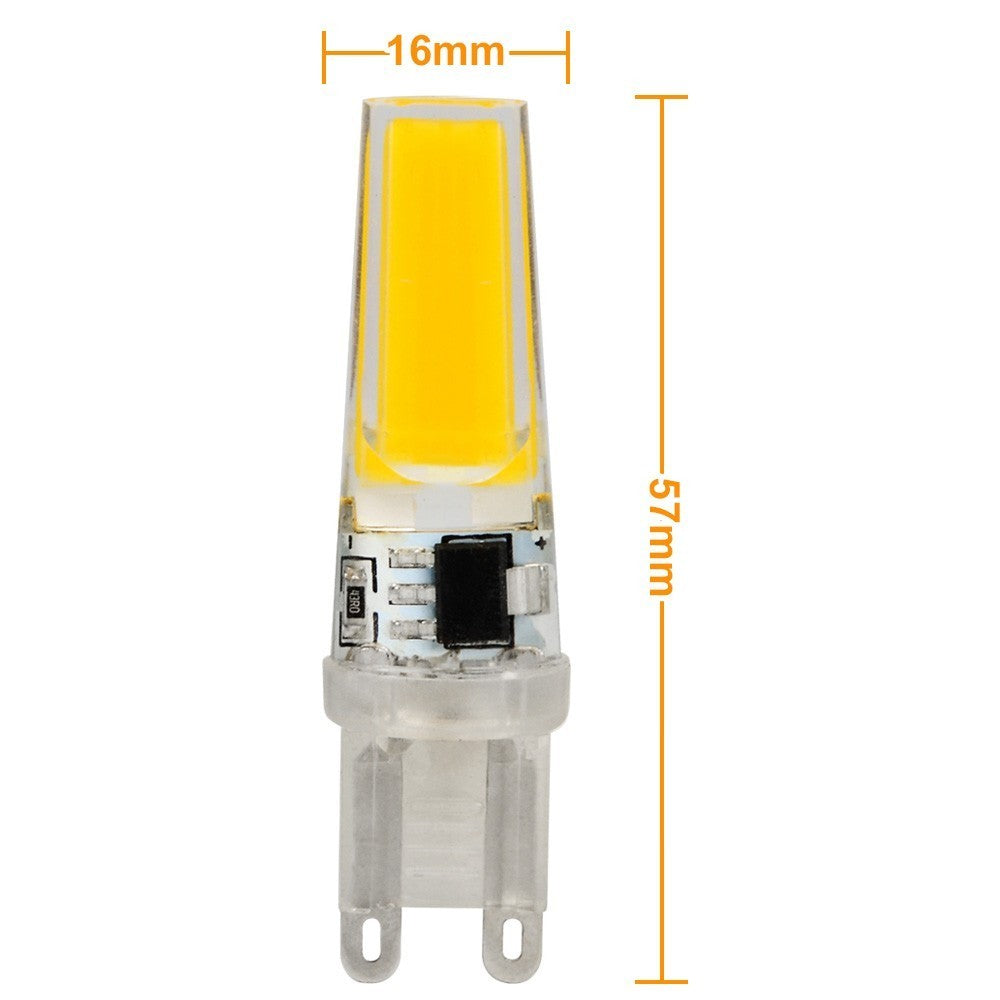 LEDlife KAPPA3 LED-pære - 3W, varm hvid, dæmpbar, 230V, G9 (erstatning for 28W)