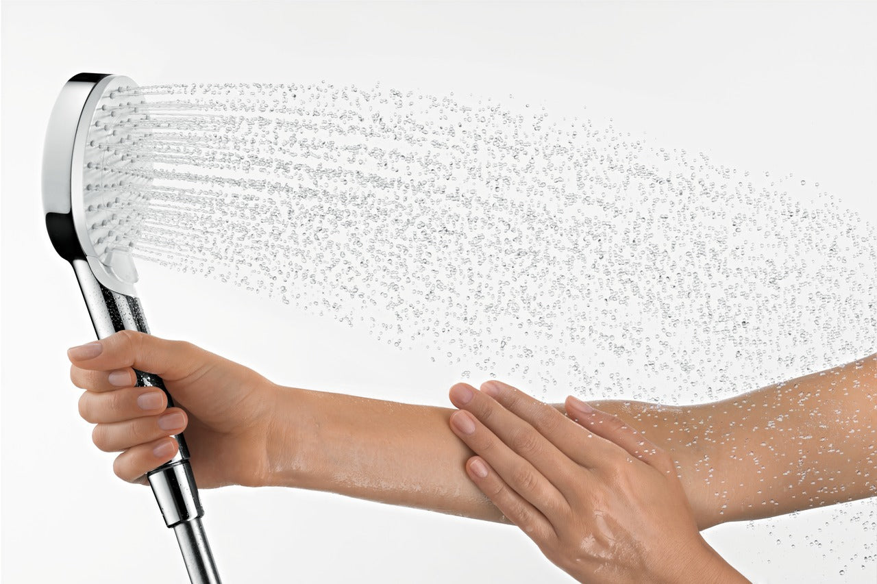 Hansgrohe Crometta Vario håndbruser, EcoSmart, krom/hvid