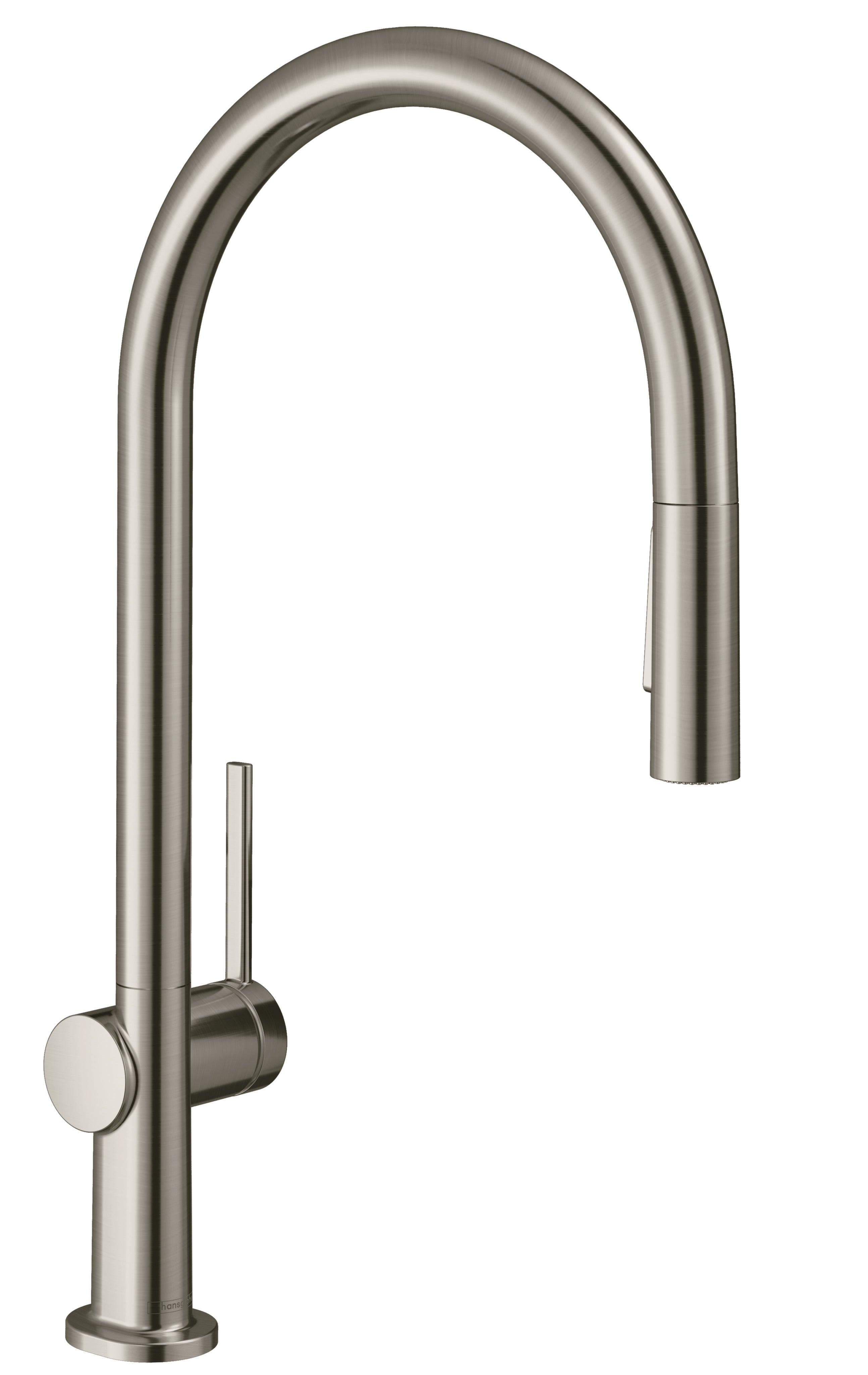 Hansgrohe Talis M54 køkkenarmatur 210 2jet med udtræk, steel