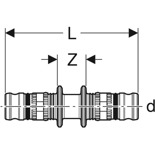 40 mm Pres kobling Mepla