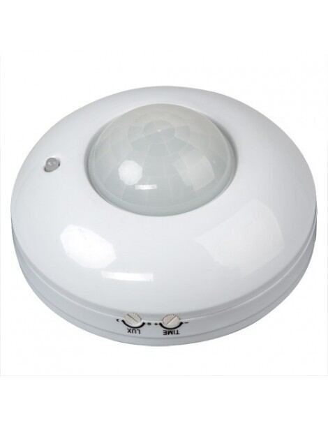 Bevægelsesensor til påbygning, 360 grader, 1200 watt, 6m