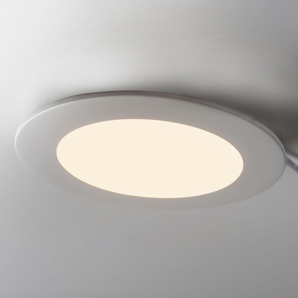 V-Tac 3W LED indbygningspanel - Ø7,3 cm hul, Ø8,4 cm mål, 230V, 25W erstatning, 130lm, RA80