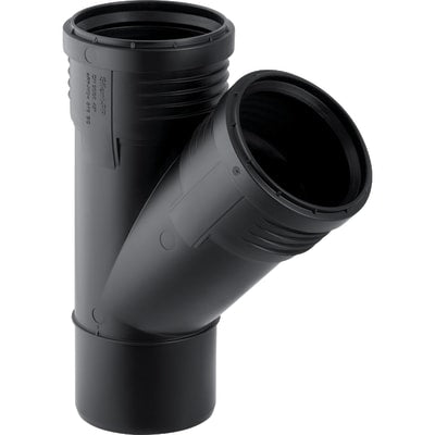 Geberit Silent-Pp Grenrør 45°: 75x50mm