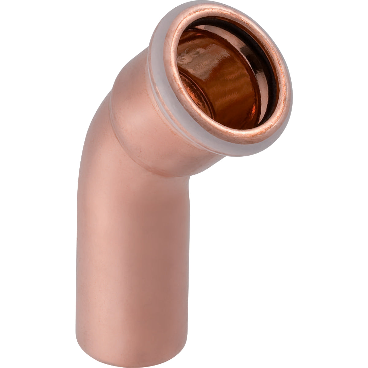 18 mm Bøjning CU 45° muffe/nippel Mapress