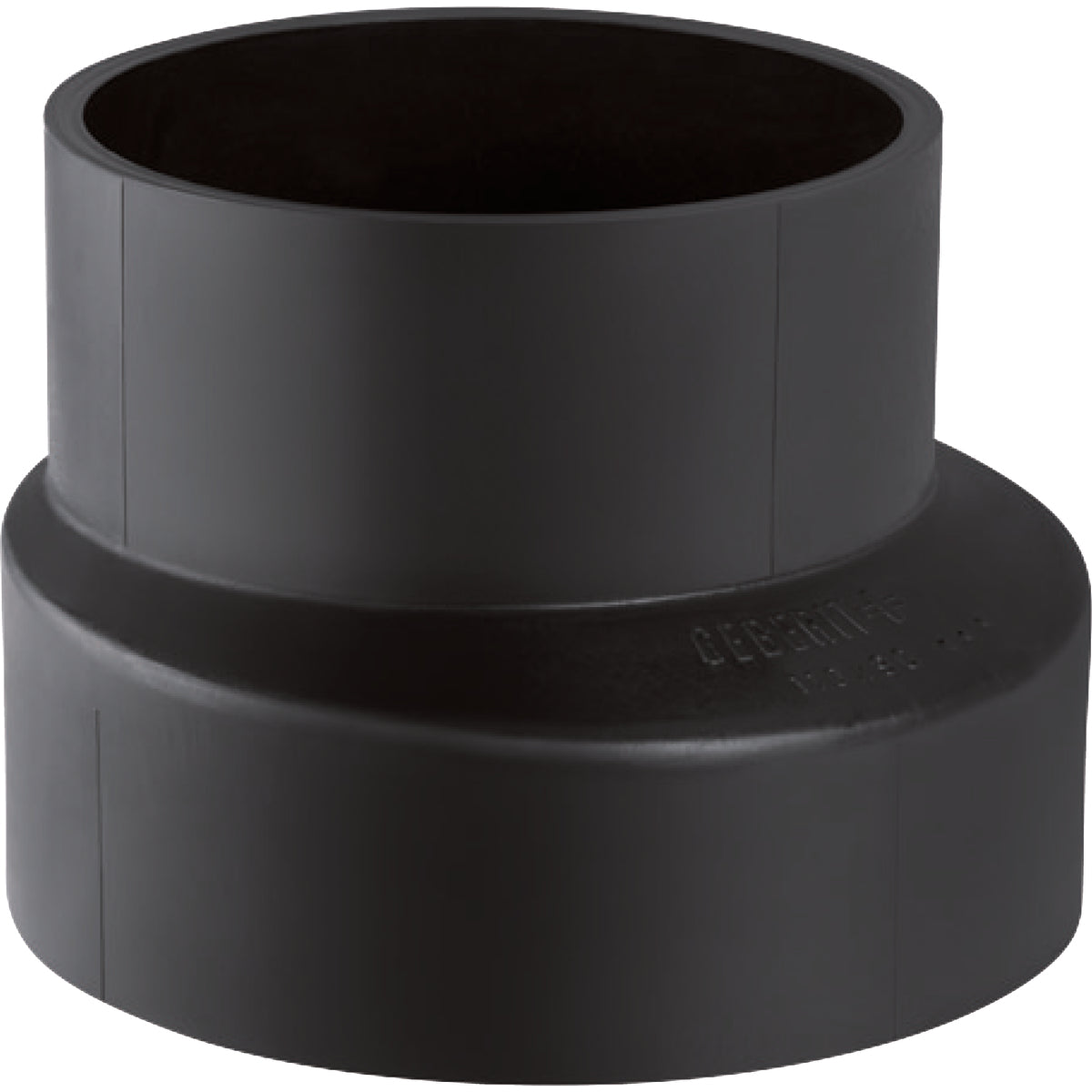 75 x 56 mm Reduktion excentrisk sort PEH Geberit
